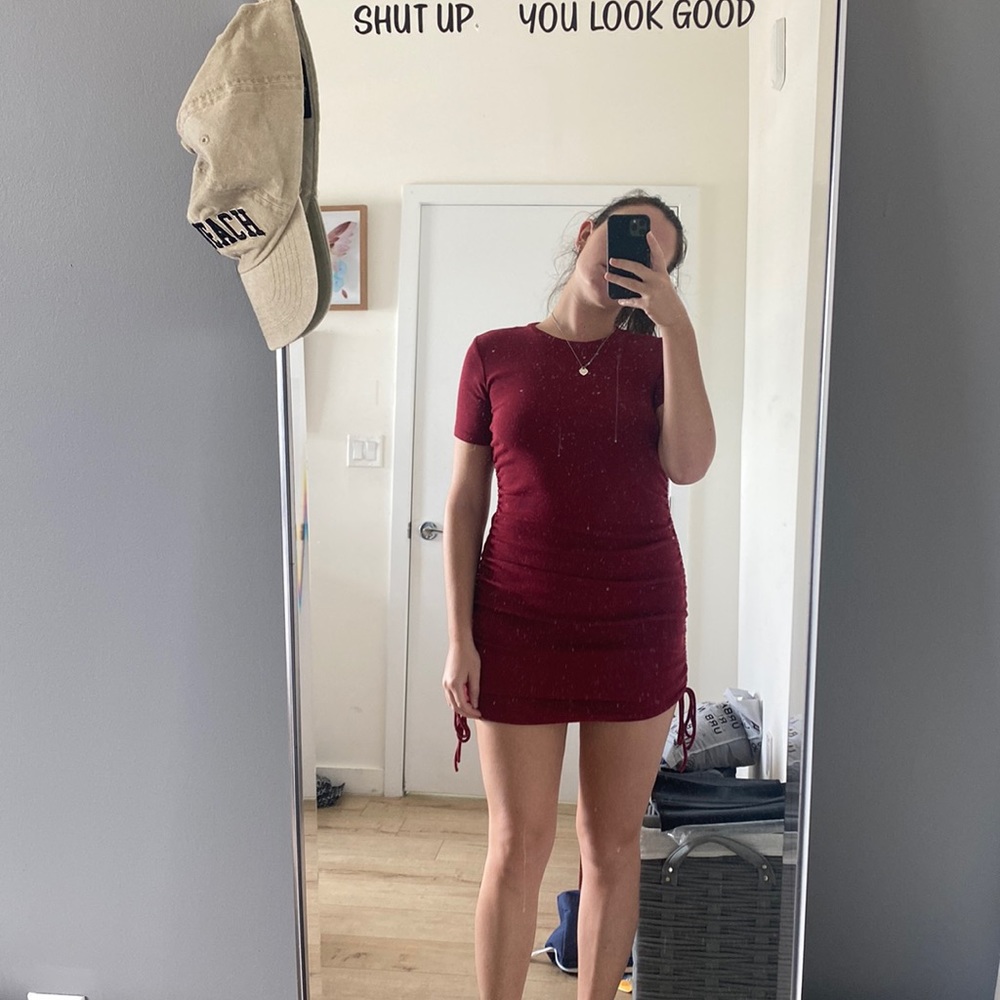 Bordeaux Zara Dress.